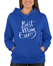 Script Best Mom Ever Heart Mother's Day Gift Idea Hoodie