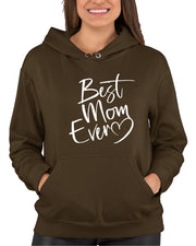 Script Best Mom Ever Heart Mother's Day Gift Idea Hoodie