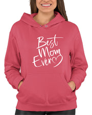 Script Best Mom Ever Heart Mother's Day Gift Idea Hoodie