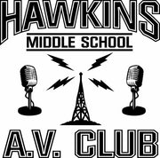 Hawkins Middle School AV Club Adult-Tshirt