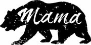 Mama Bear Distressed Mother's Day Adult-Tshirt