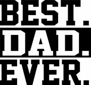 Best Dad Ever #1 Dad World's Greatest Dad Fathers Day Adult-Tshirt