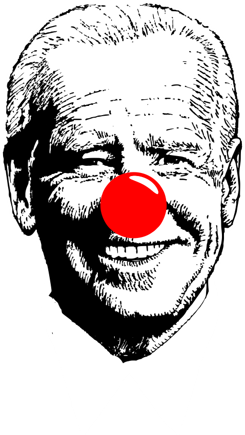 Clown Nose Portrait Adult-Tshirt
