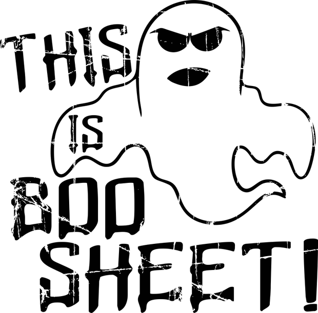 This Is Boo Sheet Funny Ghost Halloween Gift Idea Adult-Tshirt