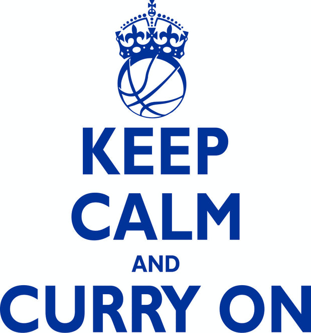 Keep Calm And Curry On Adult-Tshirt