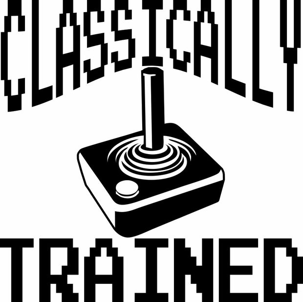 Classically Trained Old School Joystick Retro Gaming Adult-Tshirt