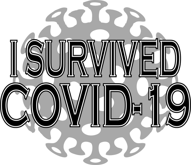 I Survived COVID-19 Funny CoronaVirus Adult-Tshirt