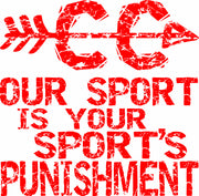 Our Sport Is Your Sport's Punishment Cross Country Adult-Tshirt