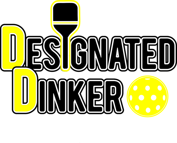 Designated Dinker Pickleball Funny Gift Idea Adult-Tshirt