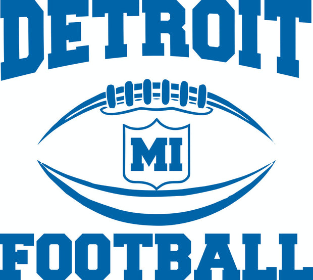 City Of Detroit Michigan Football Adult-Tshirt