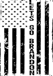 Distressed American Flag Let's Go Brandon Adult-Tshirt