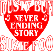 Dusty Bun Suzie Poo Never Ending Story Adult-Tshirt