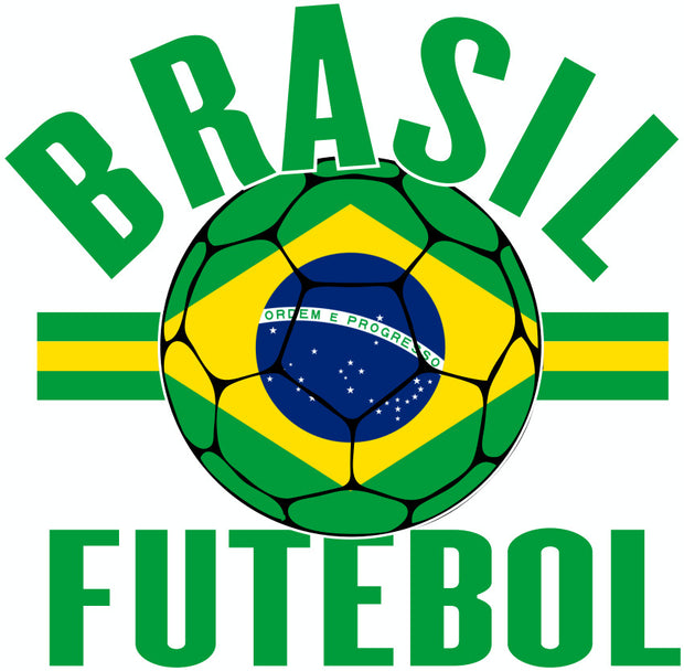 Brasil Futebol Brazil Football Soccer Futbol Adult-Tshirt