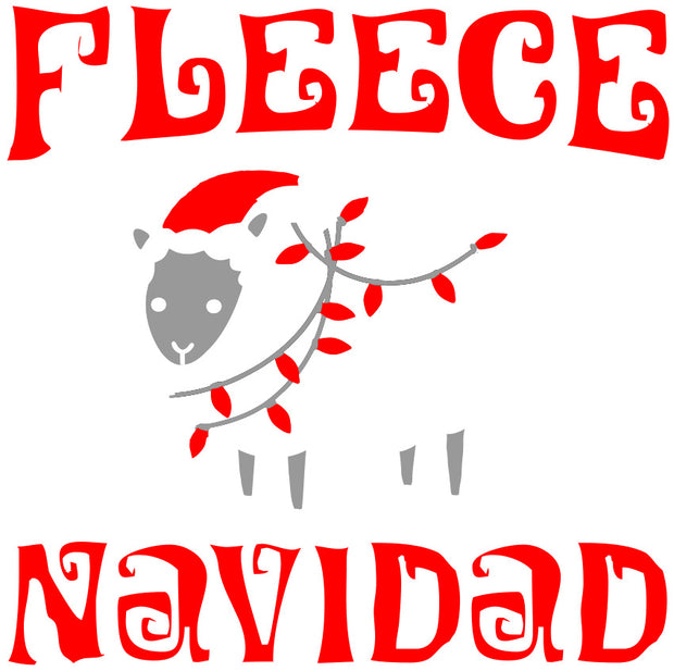 Fleece Navidad Funny Feliz Navidad Christmas Adult-Tshirt