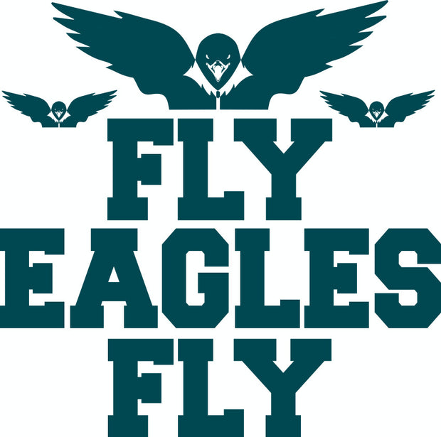 Fly Eagles Fly Adult-Tshirt