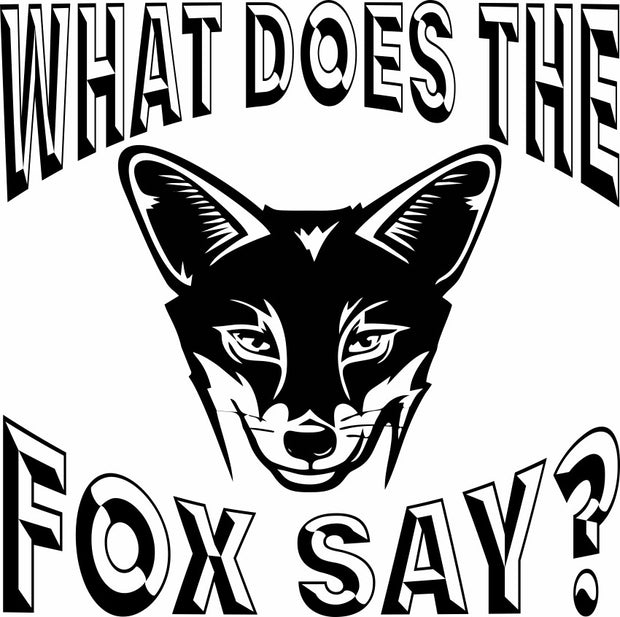 What Does The Fox Say? Funny Viral Video Adult-Tshirt