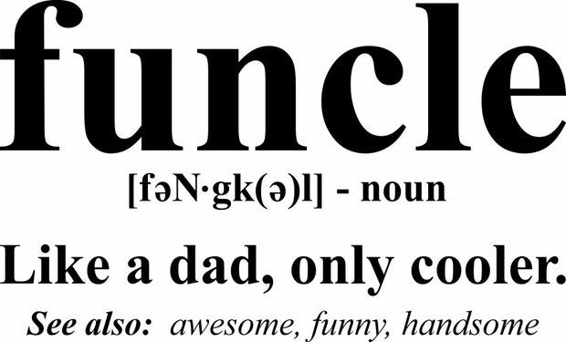 Funcle Funny Uncle Adult-Tshirt