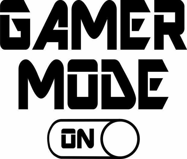 Gamer Mode On Funny Gaming Adult-Tshirt