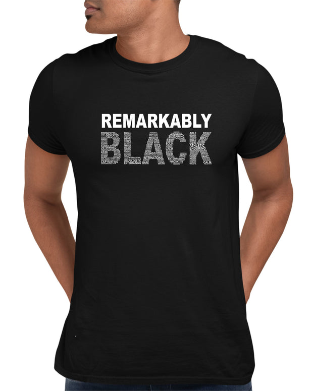 Remarkably Black Adult-Tshirt