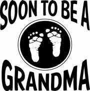 Soon To Be A Grandma New Grandmother Adult-Tshirt