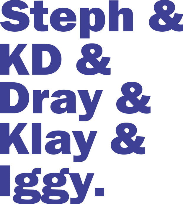 Steph & KD & Dray & Klay & Iggy Adult-Tshirt