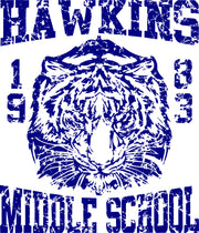 Hawkins Middle School 1983 Adult-Tshirt