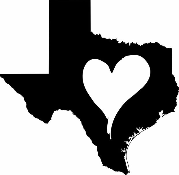 I Love Texas I Heart Texas Adult-Tshirt