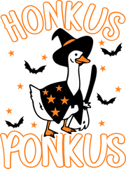 Honkus Ponkus Goose Witch Adult-Tshirt