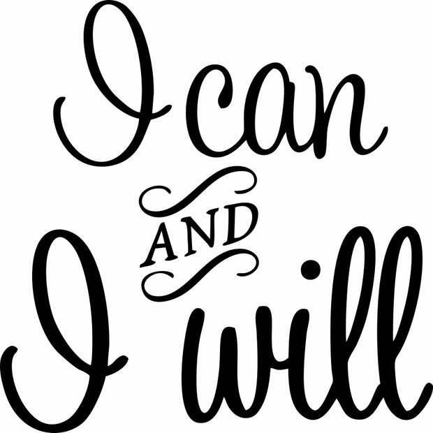 I Can And I Will Gym Workout Motivation Adult-Tshirt