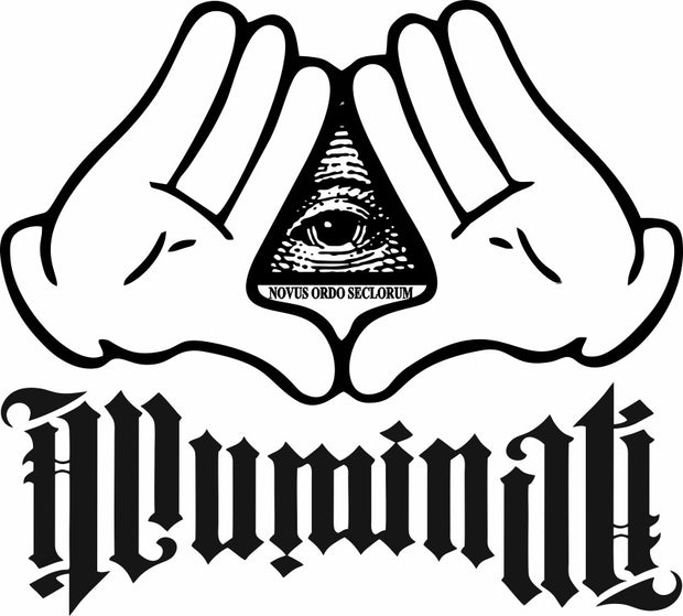 Illuminati Hands Adult-Tshirt