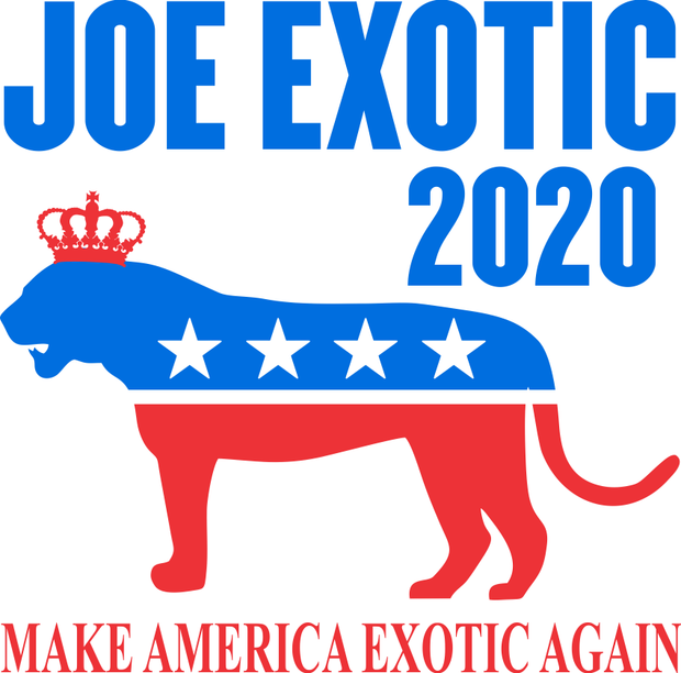 Joe Exotic 2020 Make America Exotic Again Adult-Tshirt