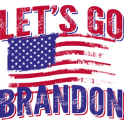 Let's Go Brandon American Flag Adult-Tshirt