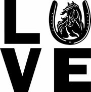 Love Horses Horse Lover Equestrian Adult-Tshirt