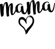 Mama Heart Fashion Mother's Day Adult-Tshirt