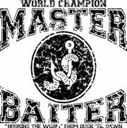 World Champion Master Baiter Fishing Adult-Tshirt
