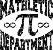 Mathletic Department Funny Geek Nerd Mathlete Adult-Tshirt