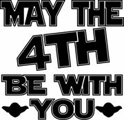 May The 4th Be With You Funny Adult-Tshirt