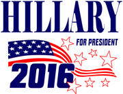 Hillary Clinton For President 2016 Adult-Tshirt