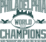 Philadelphia 2018 World Champions Football Champs Adult-Tshirt