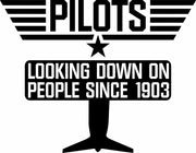 Pilots Looking Down On People Since 1903 Adult-Tshirt