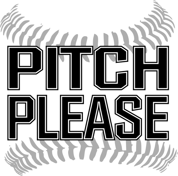 Pitch Please Funny Baseball Softball Adult-Tshirt