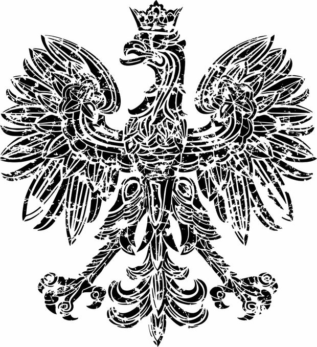 Polska Eagle Polish Pride Poland Adult-Tshirt