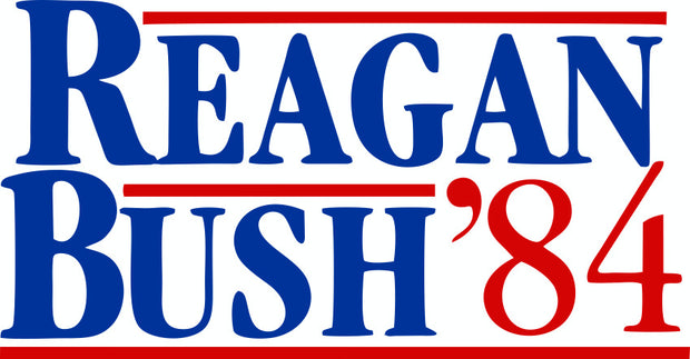 Reagan Bush 1984 Republican Campaign Adult-Tshirt
