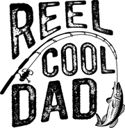 Reel Cool Dad Funny Fishing Fathers Day Gift Idea Adult-Tshirt