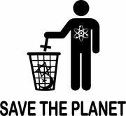 Save The Planet Funny Atheist Adult-Tshirt