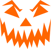 Scary Pumpkin Jack O' Lantern Halloween Adult-Tshirt