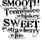 Smooth As Tennessee Whiskey Adult-Tshirt