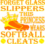 Forget Glass Slippers This Princess Wears Cleats Adult-Tshirt