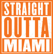 Straight Outta Miami Adult-Tshirt