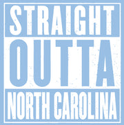Straight Outta North Carolina Adult-Tshirt
